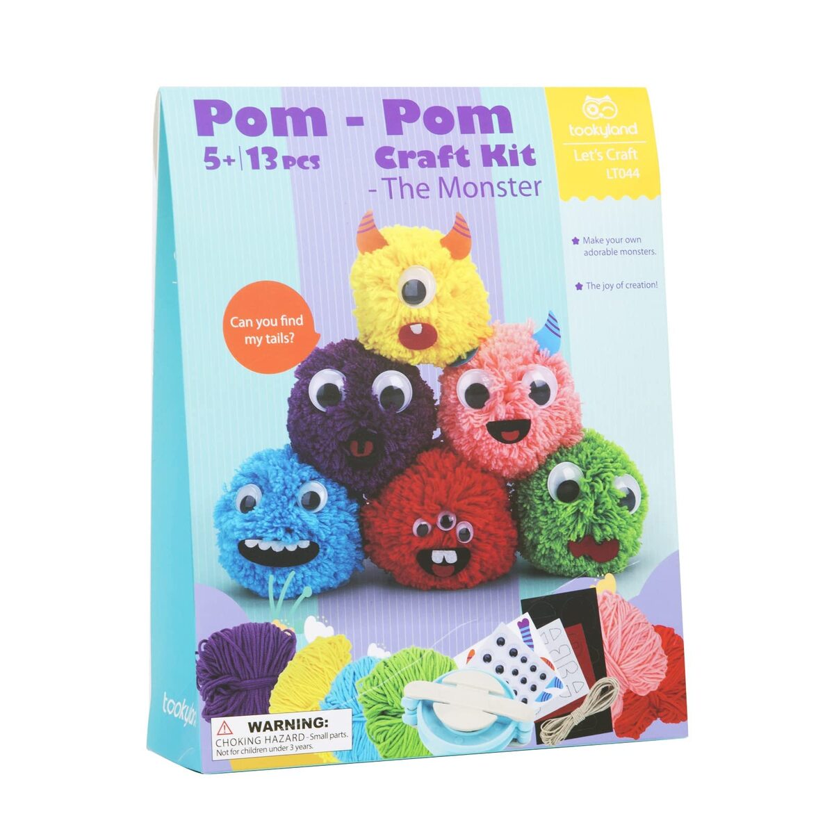 POM - POM MONSTER CRAFT KIT - Bamboo Sprout