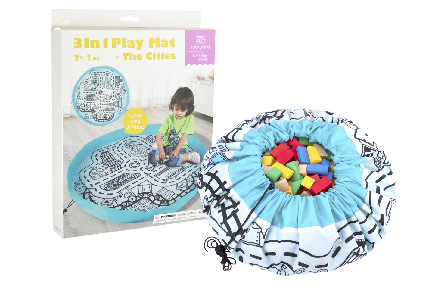 3 IN 1 PLAY MAT - THE CITIES - Bamboo Sprout