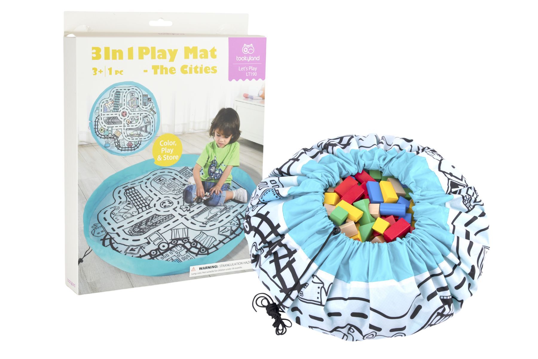 3 IN 1 PLAY MAT - THE CITIES - Bamboo Sprout