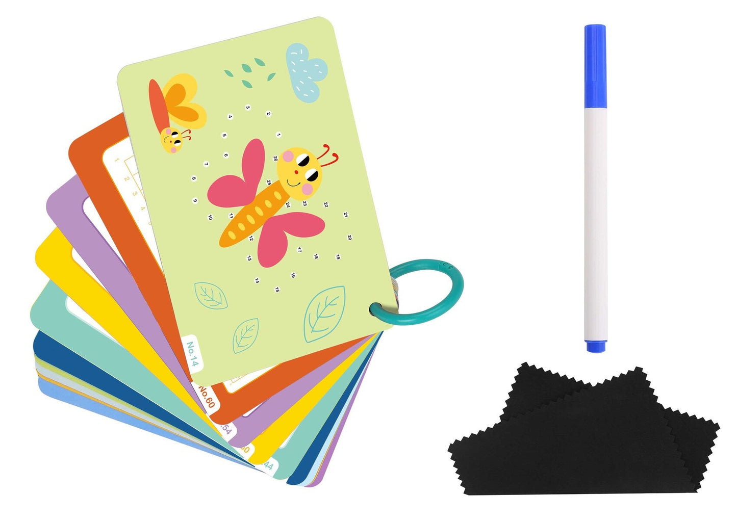 LET'S TRACE - TRACING LINES & TRAILS FLASH CARDS - Bamboo Sprout