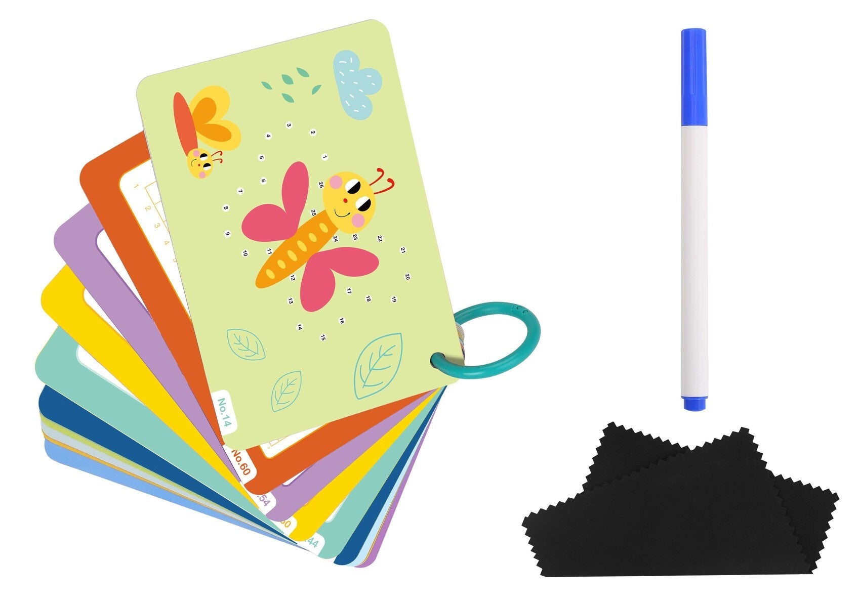 LET'S TRACE - TRACING LINES & TRAILS FLASH CARDS - Bamboo Sprout