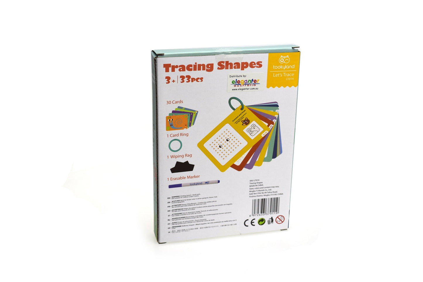 LETS TRACE - TRACING SHAPES FLASH CARDS - Bamboo Sprout