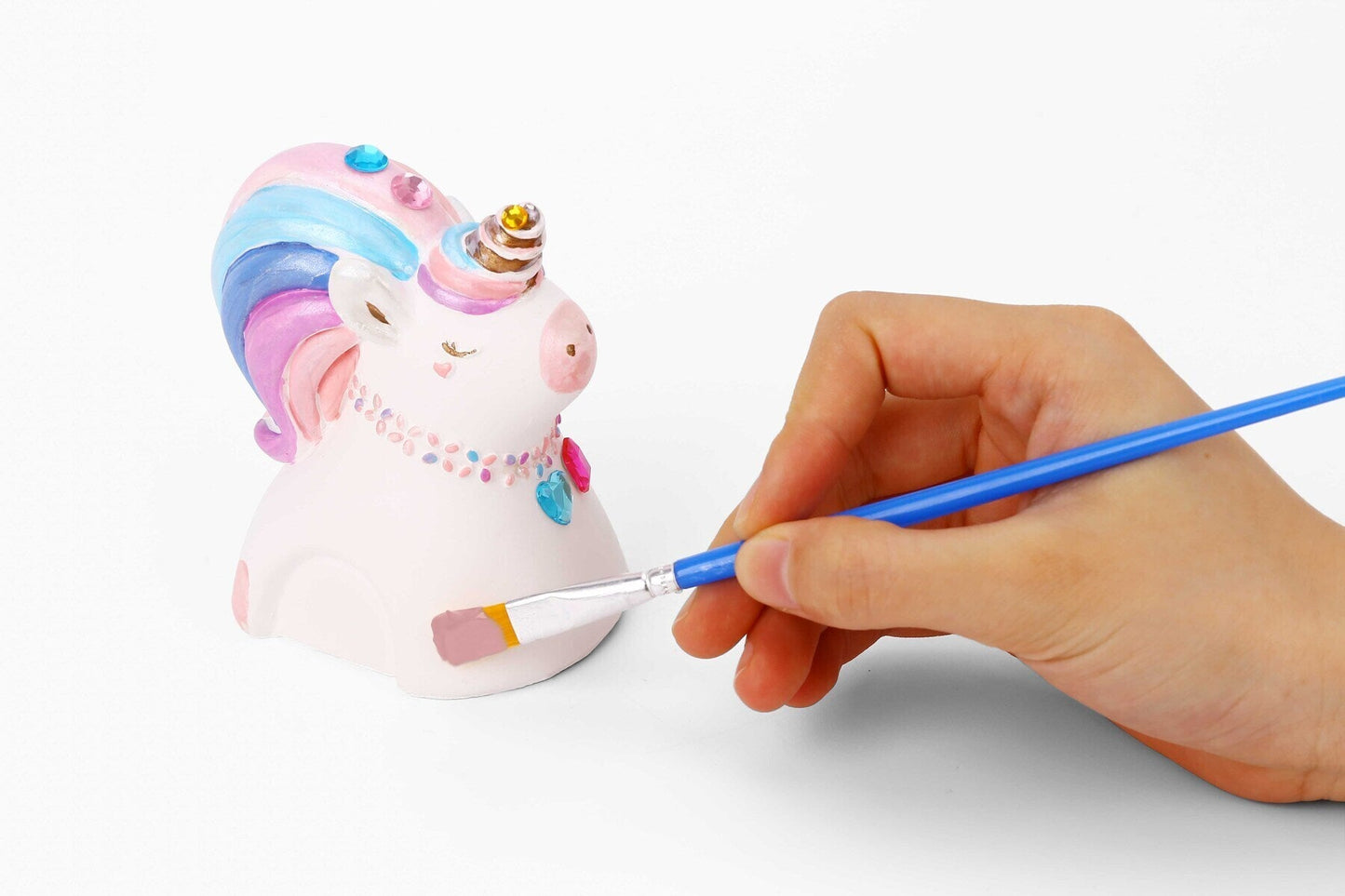Tookyland Unicorn Paint Craft Kit featuring colorful paints and a unicorn-shaped craft project for kids.