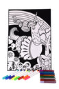 UNICORN VELVET COLOURING CRAFT KIT - Bamboo Sprout