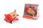 WOODEN RACER PLANE PROPELLOR WITH SOUND - RED - Bamboo Sprout